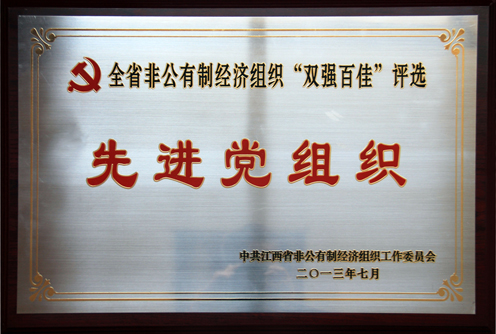 全省非公有制经济组织先进党组织